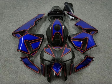 Blue and Red Turtle 05-06 Honda CBR600RR Fairings
