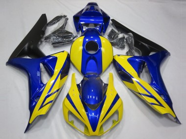 Blue and Yellow 06-07 Honda CBR1000RR Fairings