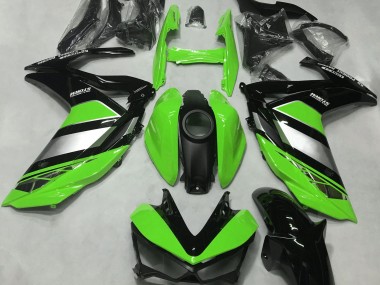 Bright Green Yamalube 15-18 Yamaha R3 Fairings
