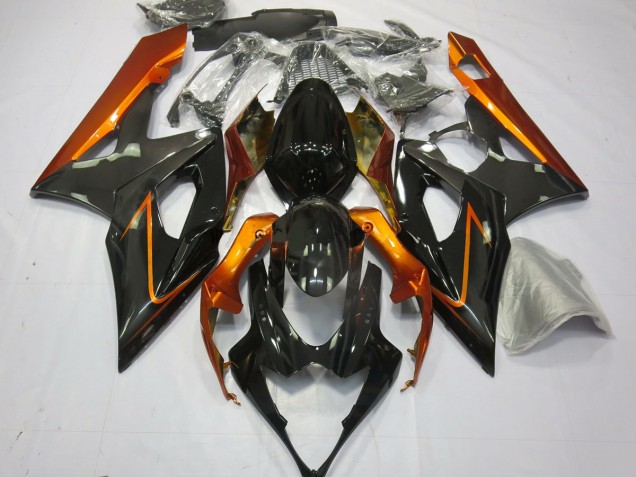 Burnt Orange and Black 05-06 Suzuki GSXR 1000 Fairings Burnt Orange and Black 05-06 Suzuki GSXR 1000 Fairings