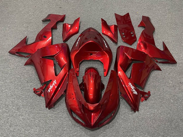 Candy Red 06-07 Kawasaki ZX10R Fairings Candy Red 06-07 Kawasaki ZX10R Fairings