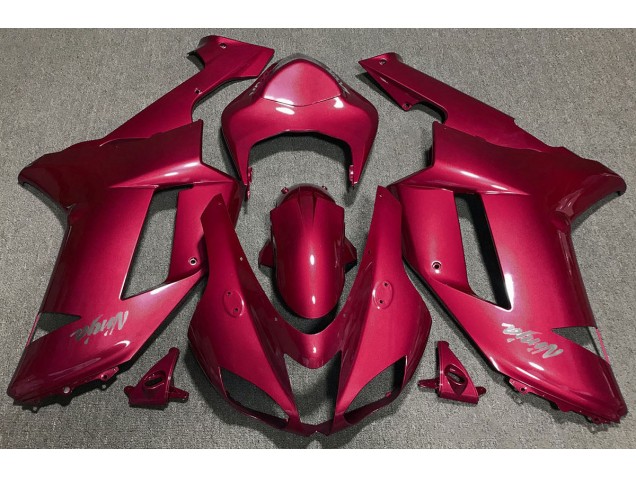 Candy Red 07-08 Kawasaki ZX6R Fairings Candy Red 07-08 Kawasaki ZX6R Fairings