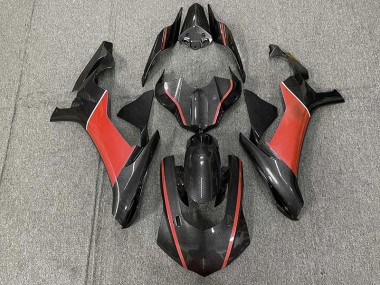 Carbon Fiber & Red 15-19 Yamaha R1 Fairings