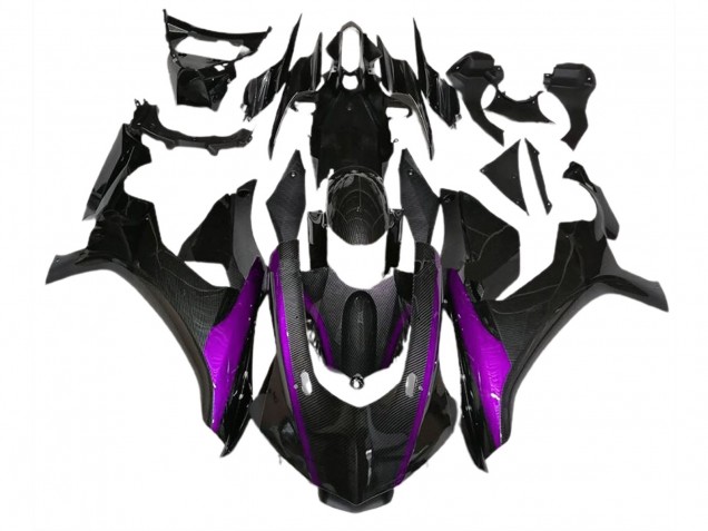 Carbon Fiber Style & Purple 15-19 Yamaha R1 Fairings Carbon Fiber Style & Purple 15-19 Yamaha R1 Fairings