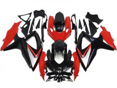 Custom Red OEM Style 08-10 Suzuki GSXR 600-750 Fairings