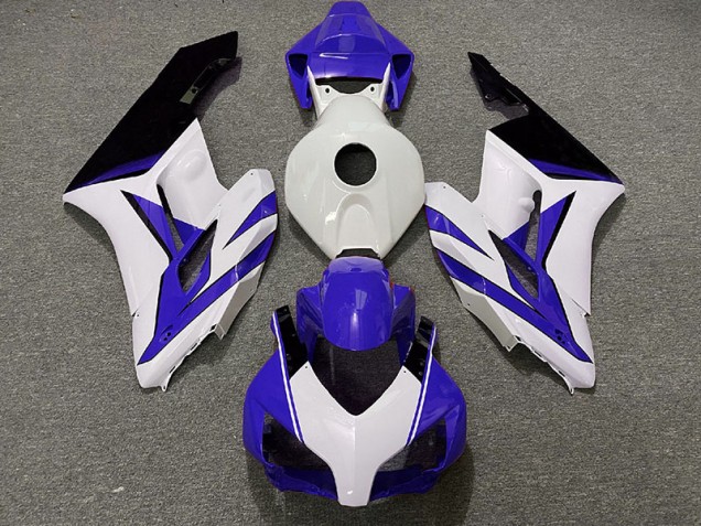 Dark Blue White and Gloss Black 04-05 Honda CBR1000RR Fairings