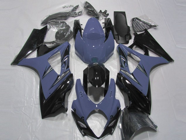 Dark Blue and Black 07-08 Suzuki GSXR 1000 Fairings Dark Blue and Black 07-08 Suzuki GSXR 1000 Fairings