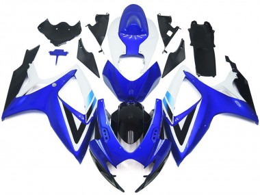 Deep Blue and Light Blue OEM Style 06-07 Suzuki GSXR 600-750 Fairings