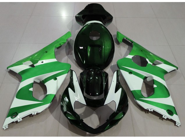 Deep Green 00-02 Suzuki GSXR 1000 Fairings Deep Green 00-02 Suzuki GSXR 1000 Fairings