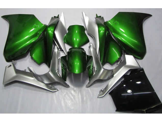Deep Green and Silver 10-13 Honda VFR1200 Fairings Deep Green and Silver 10-13 Honda VFR1200 Fairings