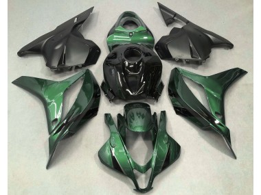 Deep Green with Black 09-12 Honda CBR600RR Fairings