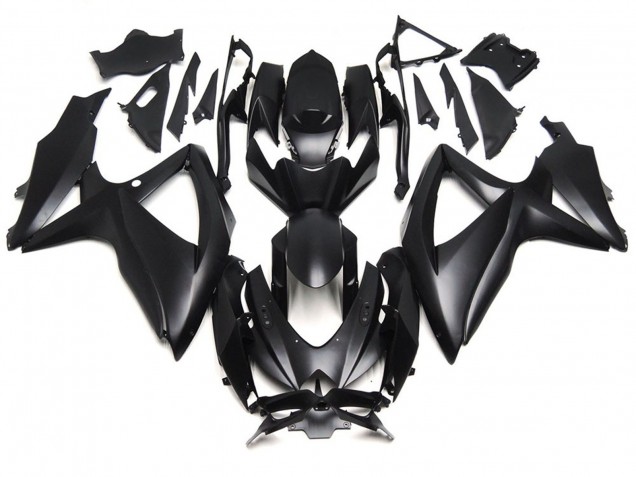 Deep Matte Black 08-10 Suzuki GSXR 600-750 Fairings Deep Matte Black 08-10 Suzuki GSXR 600-750 Fairings