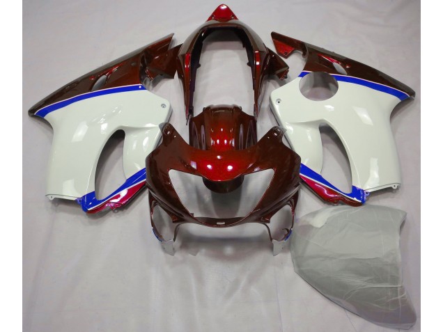 Deep Red and Blue 99-00 Honda CBR600 F4 Fairings Deep Red and Blue 99-00 Honda CBR600 F4 Fairings