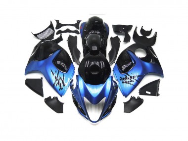 Deep blue with Black Custom 08-20 Suzuki GSXR 1300 Hayabusa Fairings