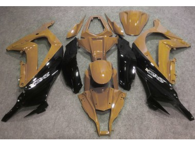 Desert Tan and Black 16-19 Kawasaki ZX10R Fairings