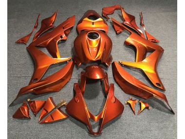 Flat Orange 07-08 Honda CBR600RR Fairings