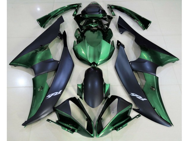 Forest Green and Matte Black 08-16 Yamaha R6 Fairings Forest Green and Matte Black 08-16 Yamaha R6 Fairings
