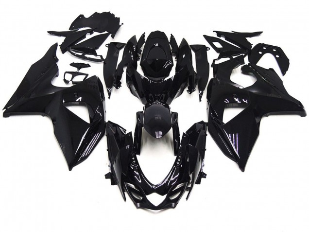 Full Gloss Black Style 09-16 Suzuki GSXR 1000 Fairings Full Gloss Black Style 09-16 Suzuki GSXR 1000 Fairings