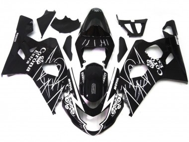 Gloss Black Corona Style 04-05 Suzuki GSXR 600-750 Fairings
