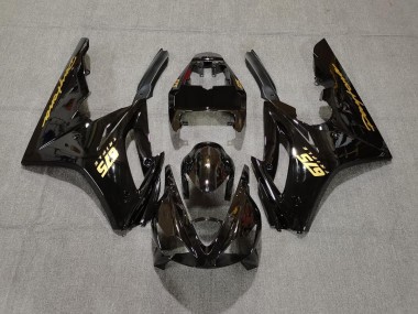 Gloss Black & Gold 06-08 Triumph Daytona 675 Fairings
