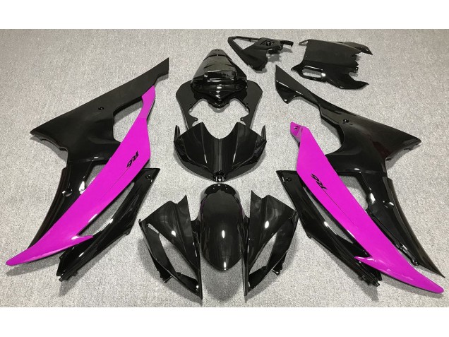 Gloss Black & Pink 08-16 Yamaha R6 Fairings Gloss Black & Pink 08-16 Yamaha R6 Fairings