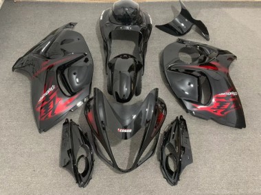 Gloss Black & Red 08-20 Suzuki GSXR 1300 Hayabusa Fairings