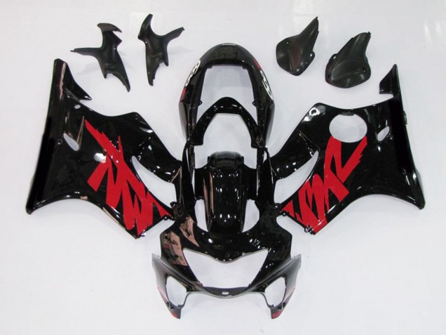 Gloss Black Red Decal 99-00 Honda CBR600 F4 Fairings Gloss Black Red Decal 99-00 Honda CBR600 F4 Fairings