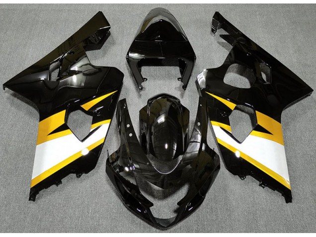 Gloss Black & Yellow 04-05 Suzuki GSXR 600-750 Fairings Gloss Black & Yellow 04-05 Suzuki GSXR 600-750 Fairings