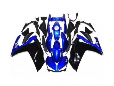 Gloss Black and Blue 15-18 Yamaha R3 Fairings