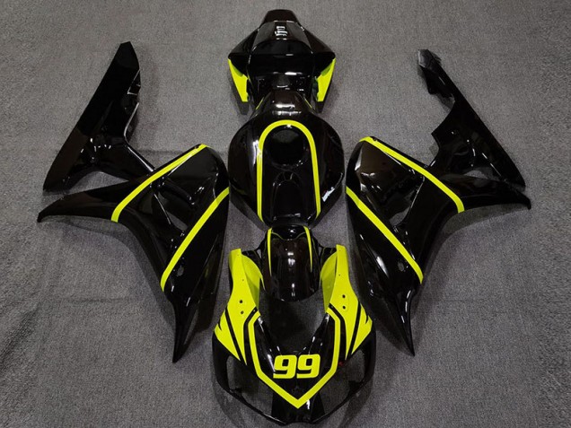 Gloss Black and Bright Yellow 06-07 Honda CBR1000RR Fairings Gloss Black and Bright Yellow 06-07 Honda CBR1000RR Fairings