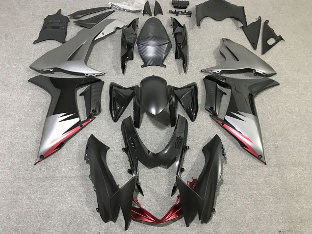 Gloss Black and Matte Grey 11-24 Suzuki GSXR 600-750 Fairings Gloss Black and Matte Grey 11-24 Suzuki GSXR 600-750 Fairings
