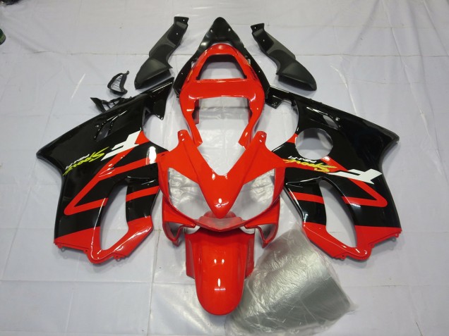 Gloss Black and Red 01-03 Honda CBR600 F4i Fairings Gloss Black and Red 01-03 Honda CBR600 F4i Fairings
