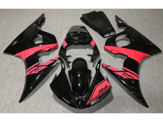 Gloss Black and Red 03-04 Yamaha R6 Fairings Gloss Black and Red 03-04 Yamaha R6 Fairings