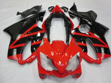 Gloss Black and Red 04-07 Honda CBR600 F4i Fairings