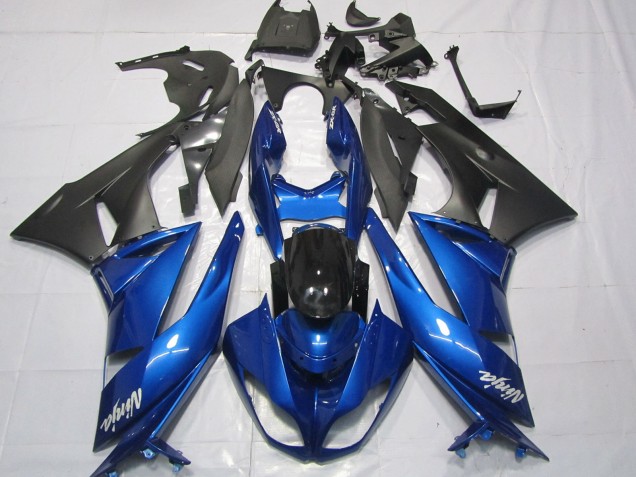 Gloss Blue 09-12 Kawasaki ZX6R Fairings Gloss Blue 09-12 Kawasaki ZX6R Fairings