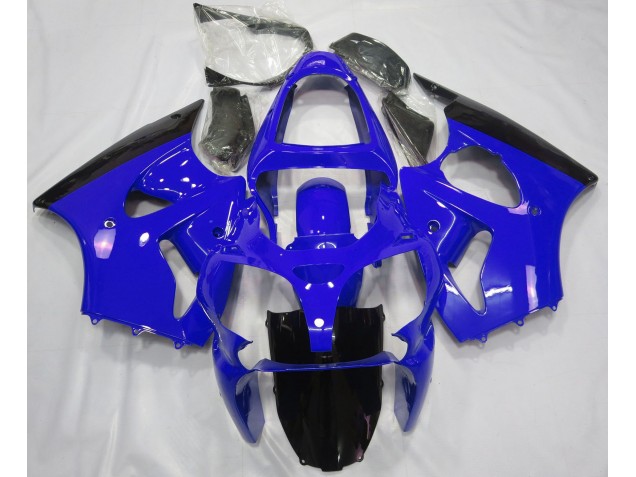 Gloss Blue & Black 00-02 Kawasaki ZX6R Fairings Gloss Blue & Black 00-02 Kawasaki ZX6R Fairings