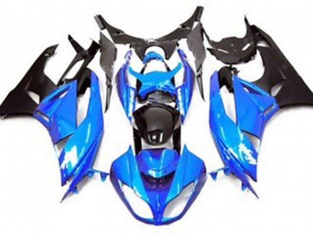 Gloss Blue Style 09-12 Kawasaki ZX6R Fairings Gloss Blue Style 09-12 Kawasaki ZX6R Fairings