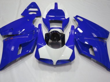 Gloss Blue & White 93-05 Ducati Ducati 996 748 916 998 Fairings
