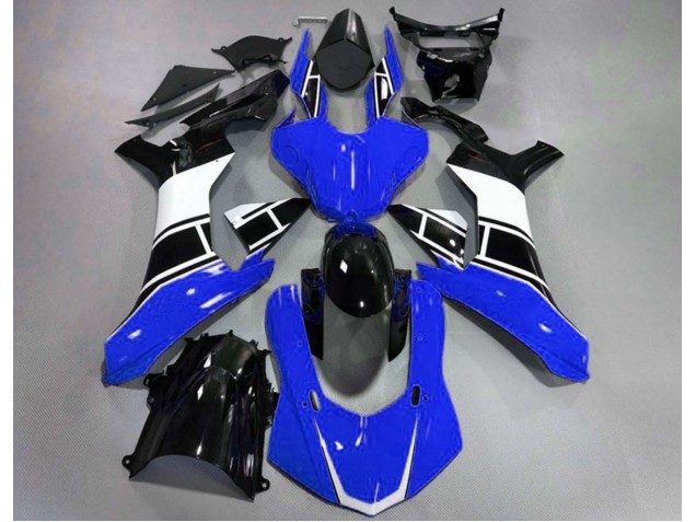 Gloss Blue White and Black 15-19 Yamaha R1 Fairings Gloss Blue White and Black 15-19 Yamaha R1 Fairings