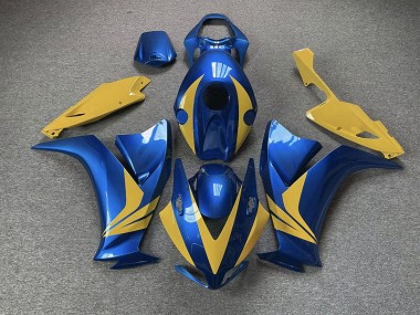 Gloss Blue and Yellow 12-16 Honda CBR1000RR Fairings