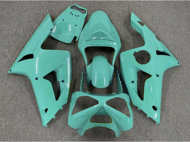Gloss Cyan Plain 03-04 Kawasaki ZX6R Fairings Gloss Cyan Plain 03-04 Kawasaki ZX6R Fairings