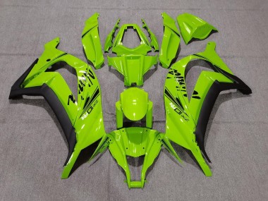 Gloss Green & Black 11-15 Kawasaki ZX10R Fairings