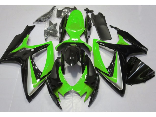 Gloss Green Debadged 06-07 Suzuki GSXR 600-750 Fairings Gloss Green Debadged 06-07 Suzuki GSXR 600-750 Fairings