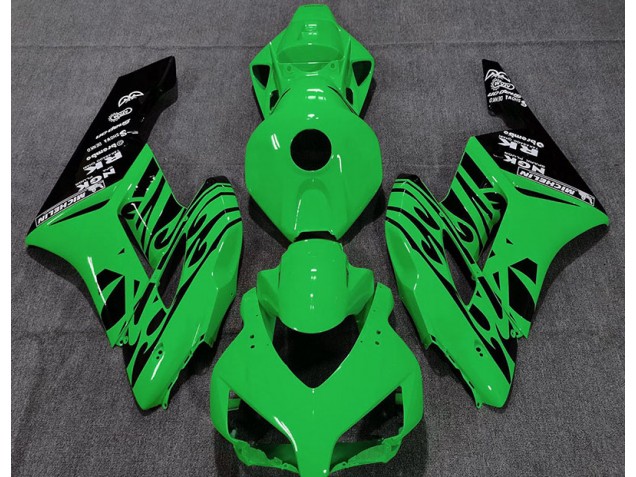 Gloss Green Flame 04-05 Honda CBR1000RR Fairings Gloss Green Flame 04-05 Honda CBR1000RR Fairings