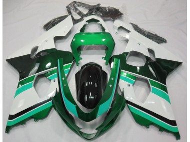 Gloss Green & Green 04-05 Suzuki GSXR 600-750 Fairings