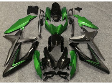 Gloss Green & Green R 08-10 Suzuki GSXR 600-750 Fairings