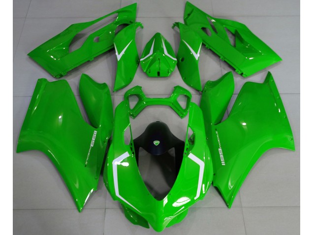 Gloss Green & White 11-14 Ducati Ducati 1199 Fairings Gloss Green & White 11-14 Ducati Ducati 1199 Fairings