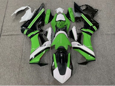 Gloss Green White and Black 17-23 Honda CBR1000RR Fairings