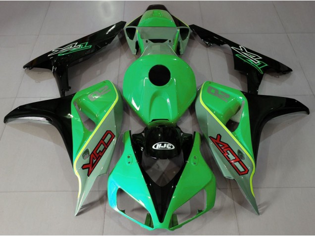 Gloss Green and Black CBR Style 06-07 Honda CBR1000RR Fairings Gloss Green and Black CBR Style 06-07 Honda CBR1000RR Fairings