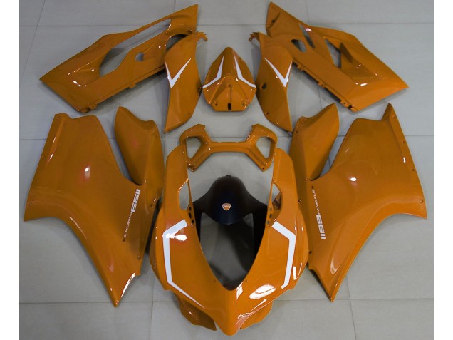 Gloss Orange & White 11-14 Ducati Ducati 1199 Fairings Gloss Orange & White 11-14 Ducati Ducati 1199 Fairings